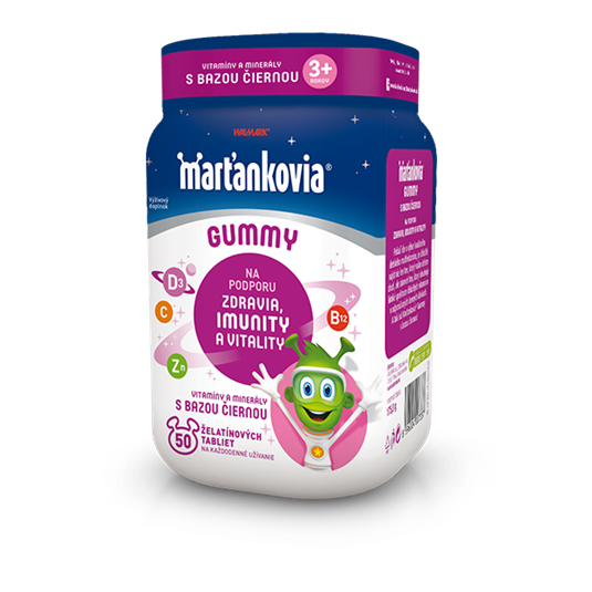 Marťankovia Gummy s bazou ciernou