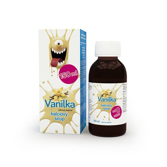 Kalciový sirup Vanilka
