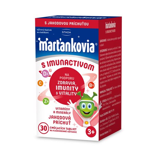 Marťankovia s Imunactivom príchuť jahoda