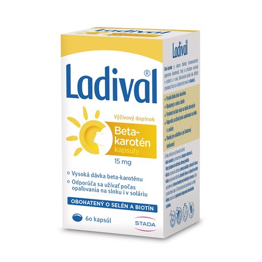 LADIVAL BETA - KAROTÉN 15 MG